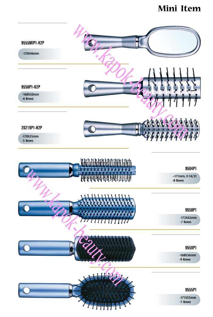 Juego de cepillos para el cabello color azul cielo