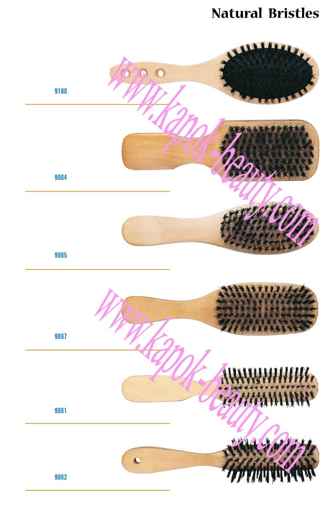 Cepillos de madera para el cabello