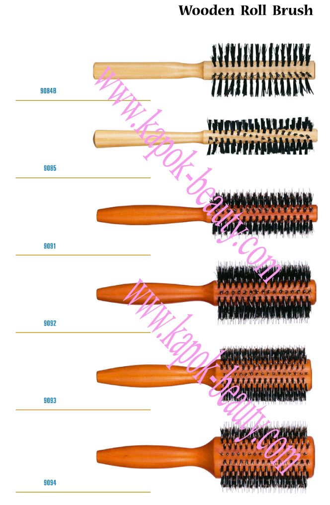 Cepillos de madera para el cabello