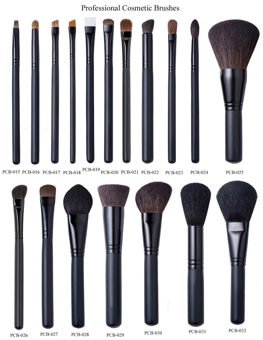 Professional Makeup Brushes
