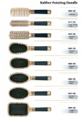 Rubber painting Golden Hair Brushes