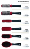 Juego de pinceles de pelo rojo para pintar con goma