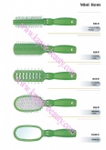 Juego de cepillos para el cabello verde claro