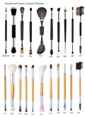 Dual Double-end Professional Makeup Brushes
