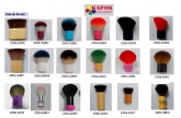 Marca profesional, marca privada, brocha Kabuki, brocha para polvos, brocha para colorete, brocha angular para mejillas, brocha cosmética de maquillaje OEM